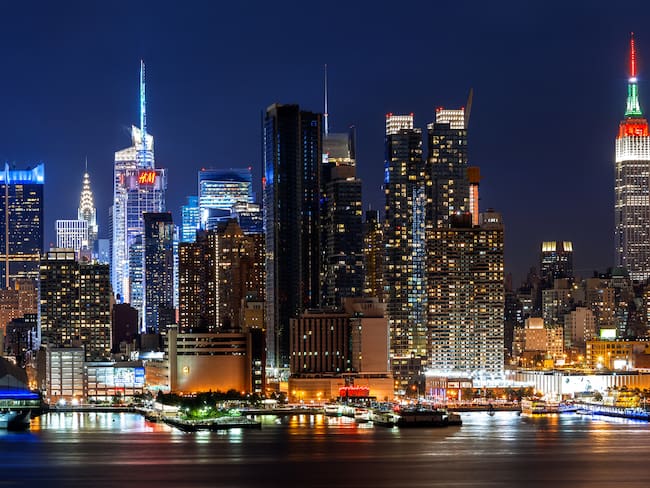 Imagen de referencia panorama de la ciudad de Nueva York, EE. UU. Foto: Getty Images.