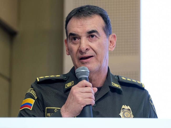 Director de la Policía Nacional, general William Salamanca. Foto: prensa FND.
