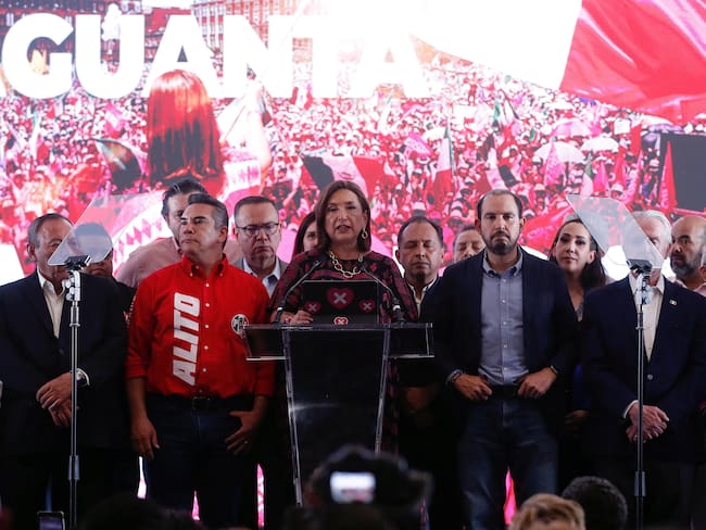 La candidata presidencial opositora Xóchitl Gálvez. EFE / Sáshenka Gutiérrez