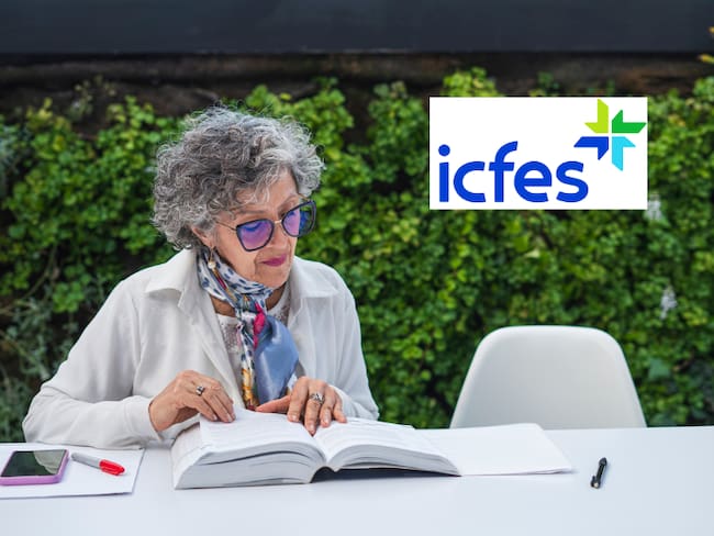 Mujer estudiando para prueba estatal / ICFES (Getty Images)