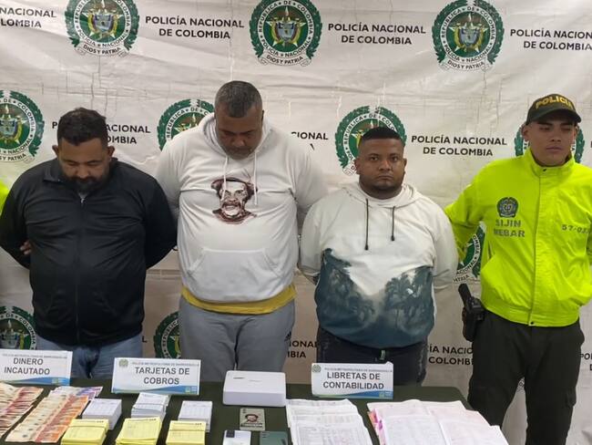 Alias  ‘Maicol&#039;, &#039;Henry&#039; y ‘Daniel’, líderes de &#039;Los Ventajosos&#039; fueron capturados en Foto: Barranquilla / Policía Mebar.