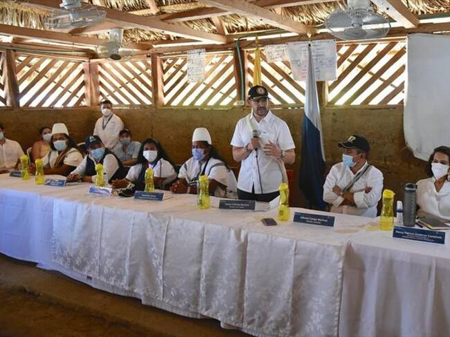 Gobierno entrega medidas de protección a miles de indígenas del pueblo Arhuaco. Foto: Cortesía MinInterior