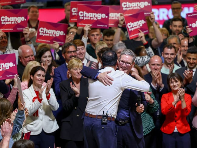 El Partido Laborista británico de Keir Starmer. Foto: Jeff J Mitchell/Getty Images