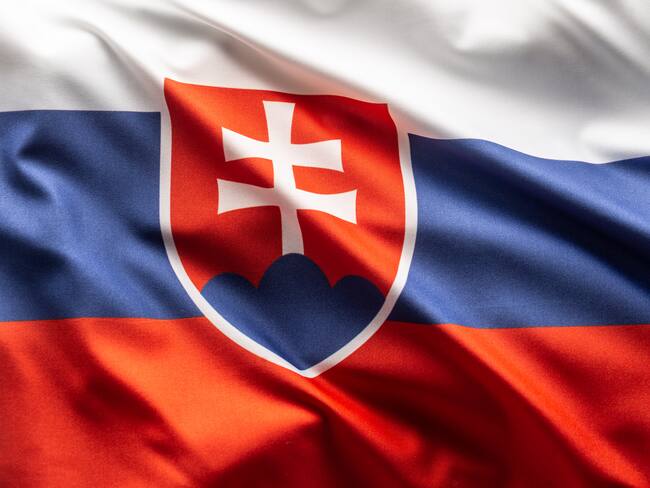 Bandera de Eslovaquia. Foto: Getty Images
