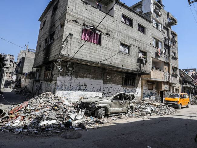 Ataques de Israel a Gaza. (Photo by Abed Rahim Khatib/Anadolu via Getty Images)