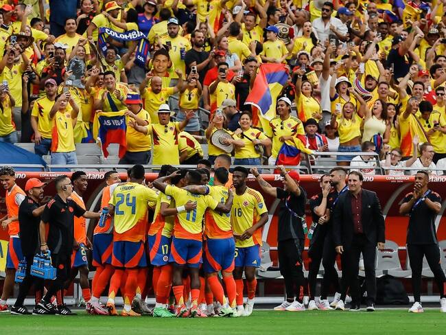 Selección Colombia en la Conmebol Copa América Estados Unidos 2024. Foto: Getty Images.