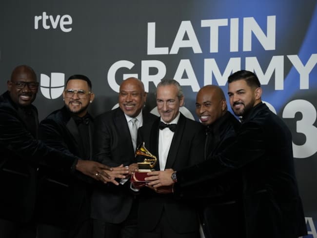 Grupo Niche en los Latin Grammy 2023. Foto: Colprensa.