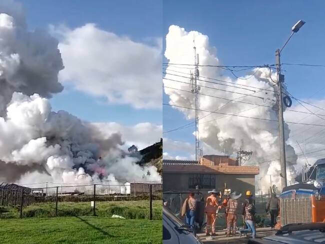 Se registra explosión en la fábrica 'El Vaquero' en Soacha
