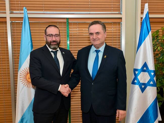 El rabino de Milei toma posesión como embajador de Argentina en Israel. Foto: EFE