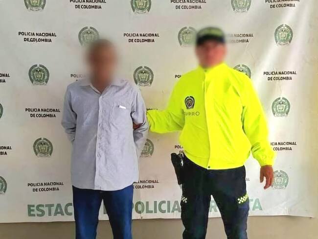 Capturan a hombre de 76 años que habría abusado sexualmente de dos nietos en Tierralta, Córdoba. Foto: Policía.