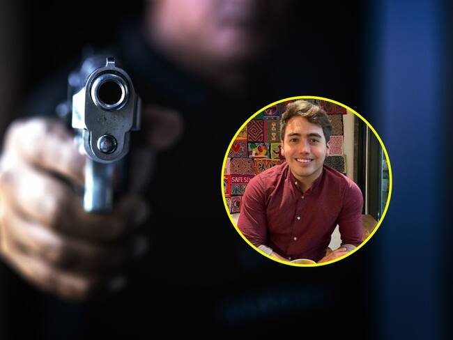 Imagen de referencia de hombre armado y Julián Triana. Foto: Getty Images / Natnan Srisuwan | X @trianavjuli