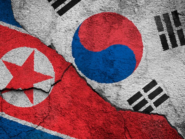 Corea del Norte y Corea del Sur, imagen de referencia. Foto: Getty Images