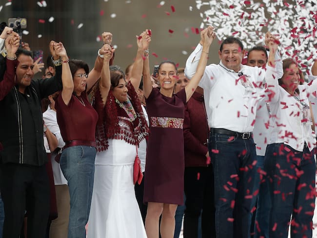 “Vamos a hacer historia” en México, dijo la candidata Sheinbaum en el cierre de campaña