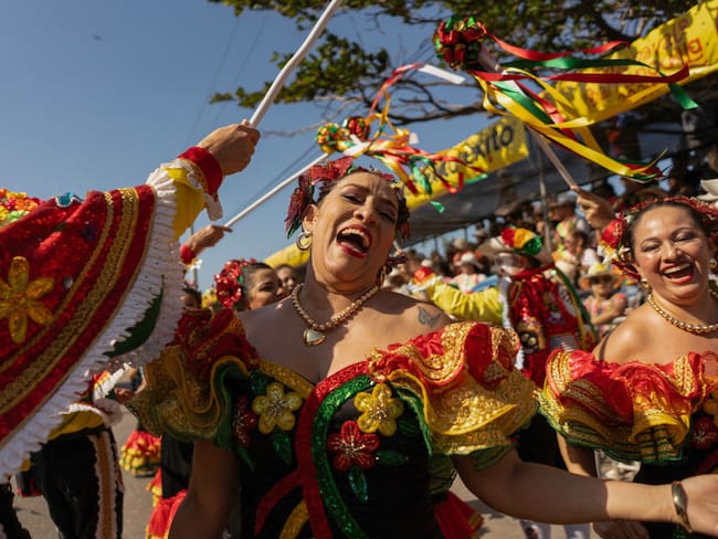 Celebraciones en Colombia. (Photo by CHARLIE CORDERO/AFP via Getty Images)