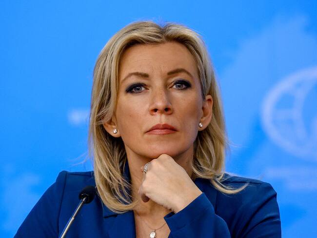 Maria Zakharova. (Photo by Russian Foreign Ministry Press Service / Handout/Anadolu Agency via Getty Images)