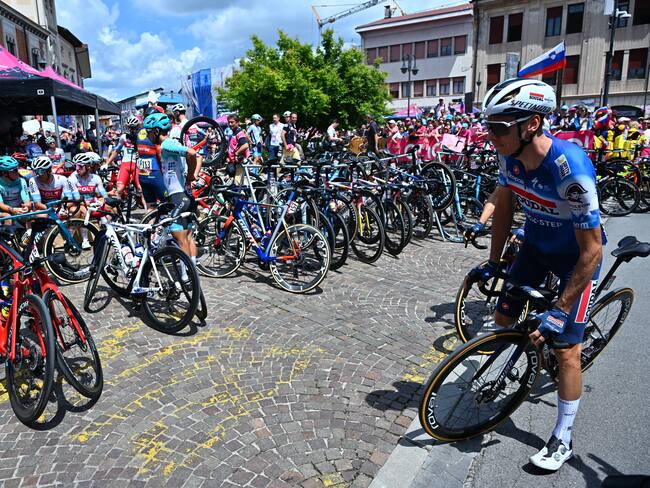 Ciclistas en etapa 19 del Giro de Italia. (Ciclismo, Italia) EFE/EPA/LUCA ZENNARO