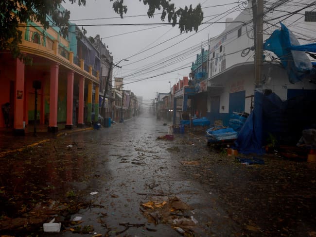 Paso del Huracán Beryl por Jamaica. Foto: Joe Raedle/Getty Images