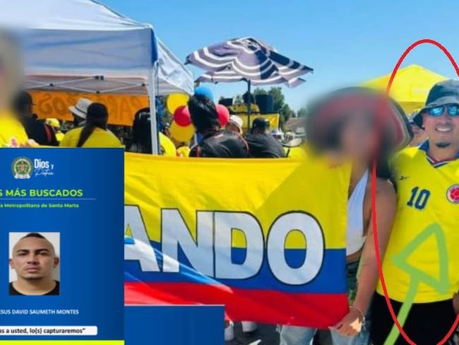 Uno de los delincuentes más buscados en Santa Marta apareció en partido Colombia - Brasil