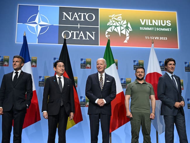 Lideres G7. (Photo by ANDREW CABALLERO-REYNOLDS/AFP via Getty Images)