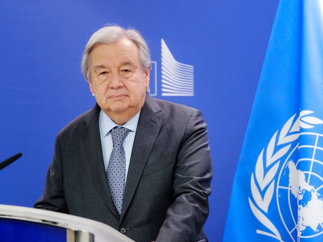 Secretario general de Naciones Unidas, António Guterres. Foto: Thierry Monasse/Getty Images