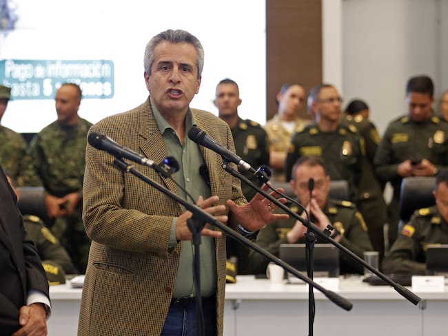 Ministro del Interior, Luis Fernando Velasco. Foto: EFE.