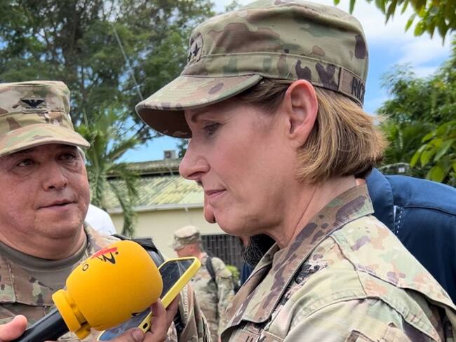 General Laura Richardson, comandante del Comando Sur de Estados Unidos. Foto: W Radio