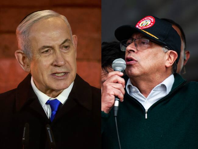Benjamín Netanyahu y Gustavo Petro | Fotos: GettyImages