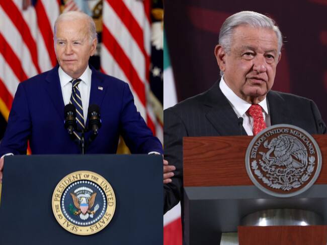 Joe Biden y Andrés Manuel López Obrador. Foto: Getty Images