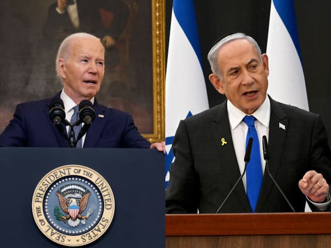 Joe Biden y Benjamín Netanyahu. Fotos: Getty Images
