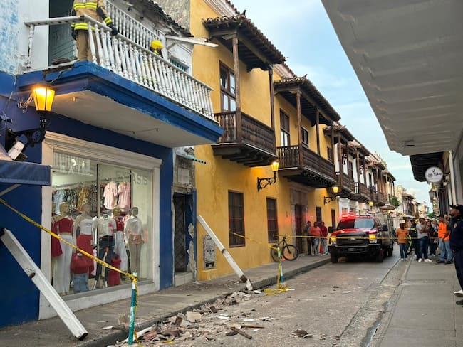 Inmueble del Centro Histórico será declarado en ruinas por la Alcaldía de la Localidad 1 - Foto: Rodrigo Rodríguez Serpa W Radio