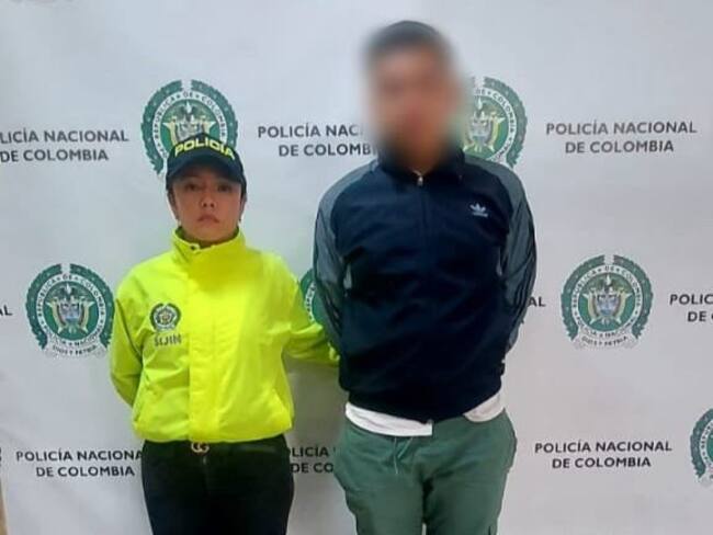 Presunto violador de menor de 11 años en Bogotá. Foto: Policía