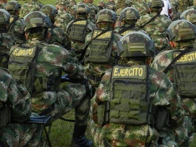 Un soldado muerto dejó enfrentamiento contra el Clan del Golfo en Tierralta, Córdoba. Foto: referencia Ejército.