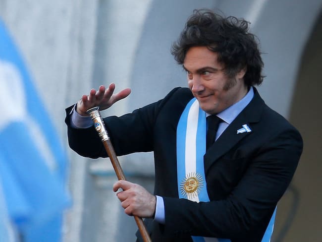 Javier Milei. (Photo by Diego LIMA / AFP) (Photo by DIEGO LIMA/AFP via Getty Images)